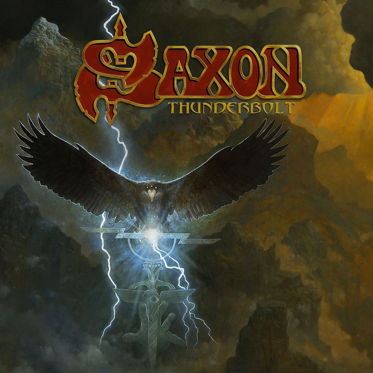 Saxon – Thunderbolt vinyl record cover