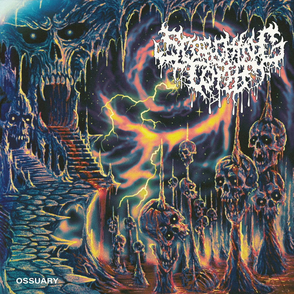 Scorching Tomb – Ossuary vinyl record cover