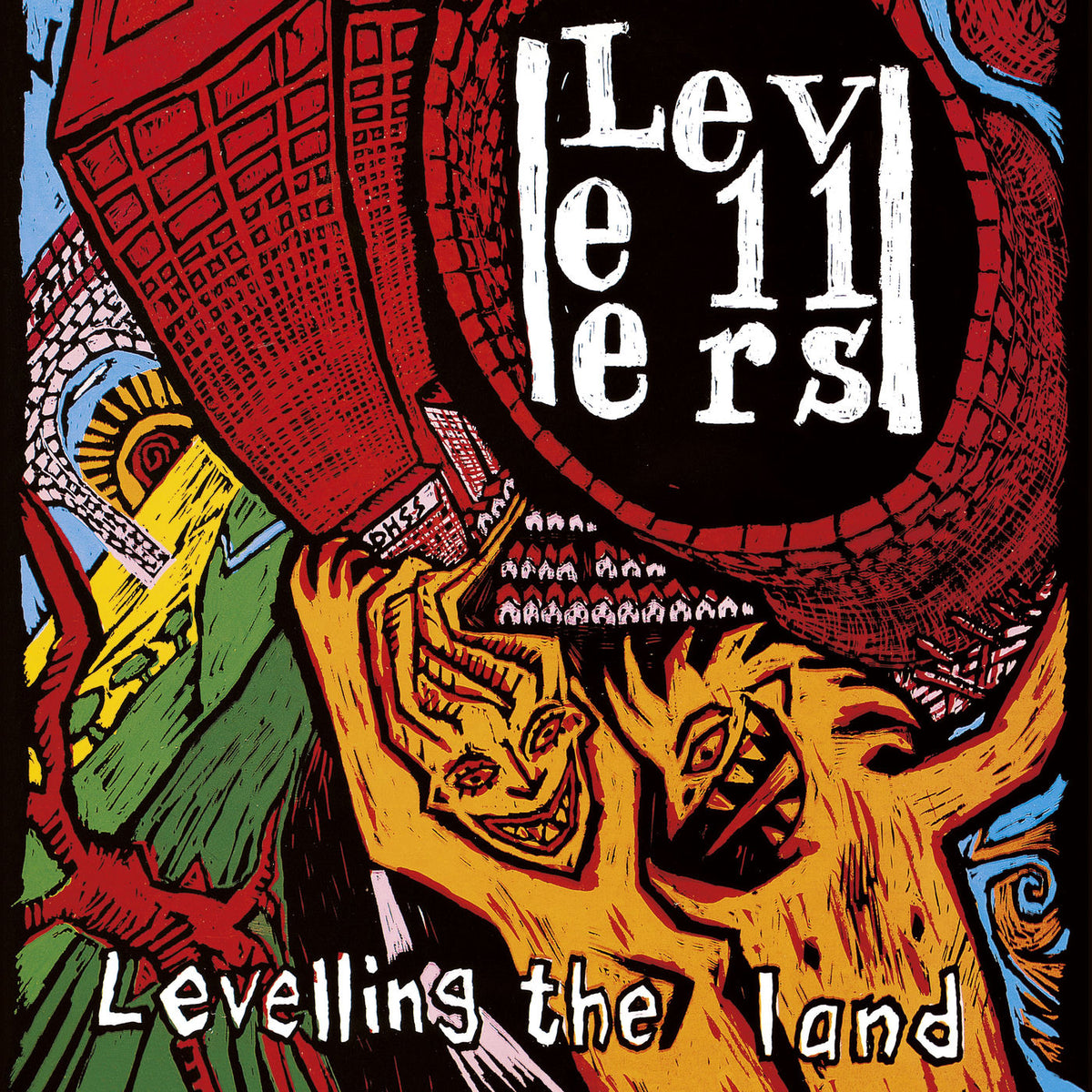 Levellers – Levelling The Land (35th Anniversary Edition) vinyl cover