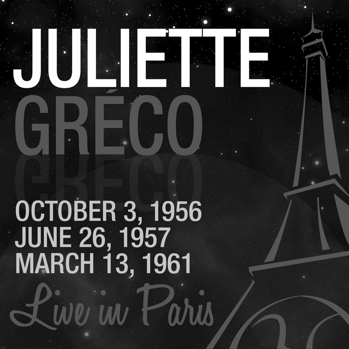 Juliette Gréco – Live in Paris vinyl cover