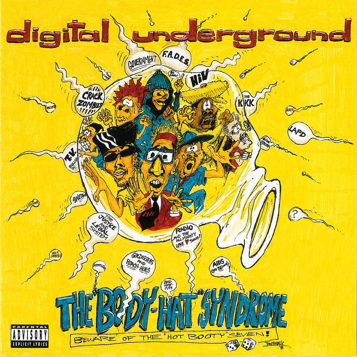 Digital Underground – Body Hat Syndrome (30th Anniversary Edition) (Rsd 2023) vinyl record cover