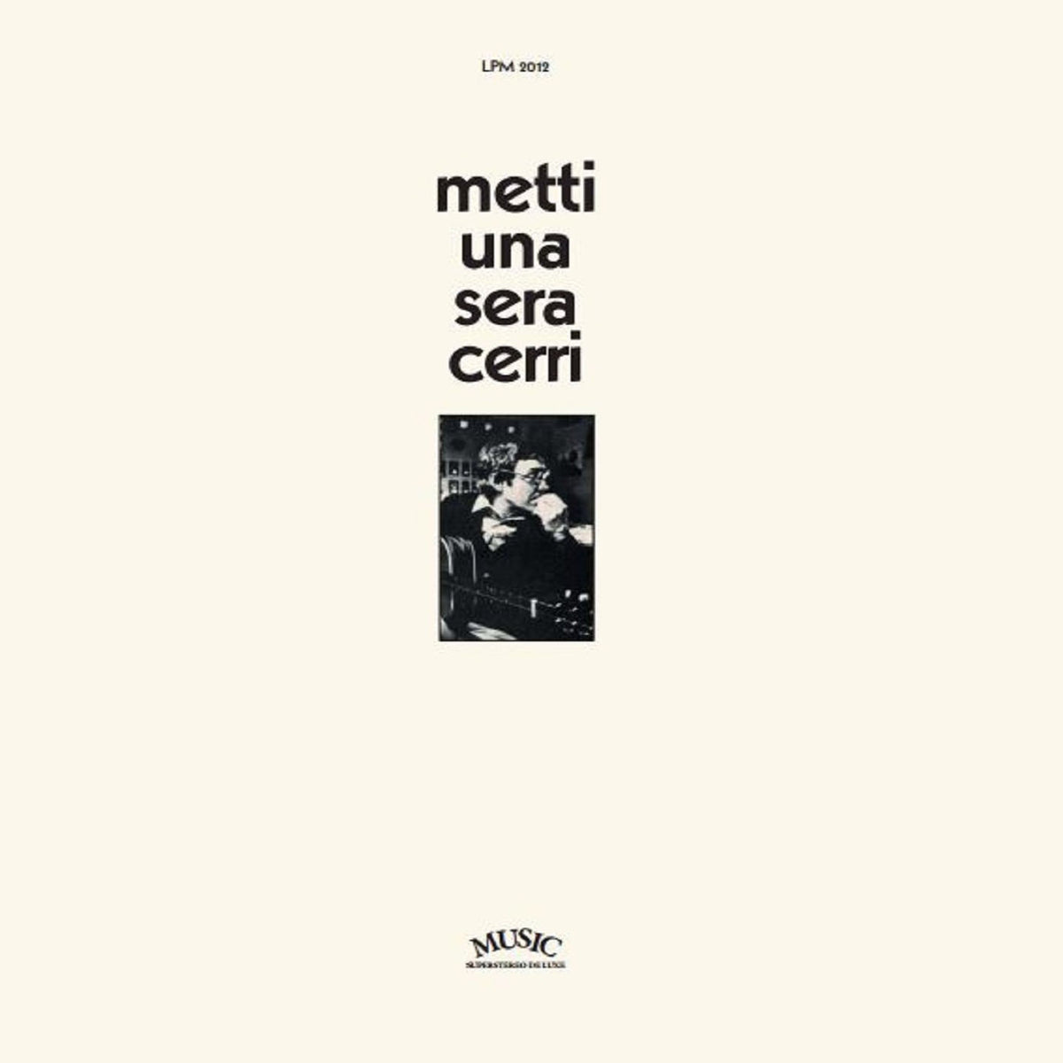 Franco Cerri – Metti una sera Cerri vinyl cover