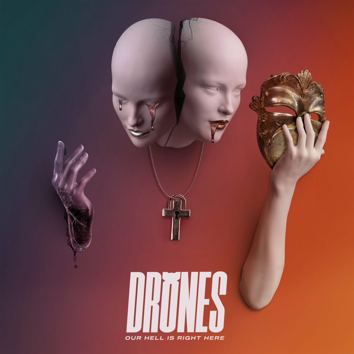 Drones – Our Hell Is Right Here vinyl record cover