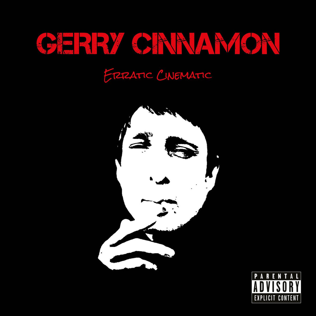 Gerry Cinnamon – Erratic Cinematic vinyl cover