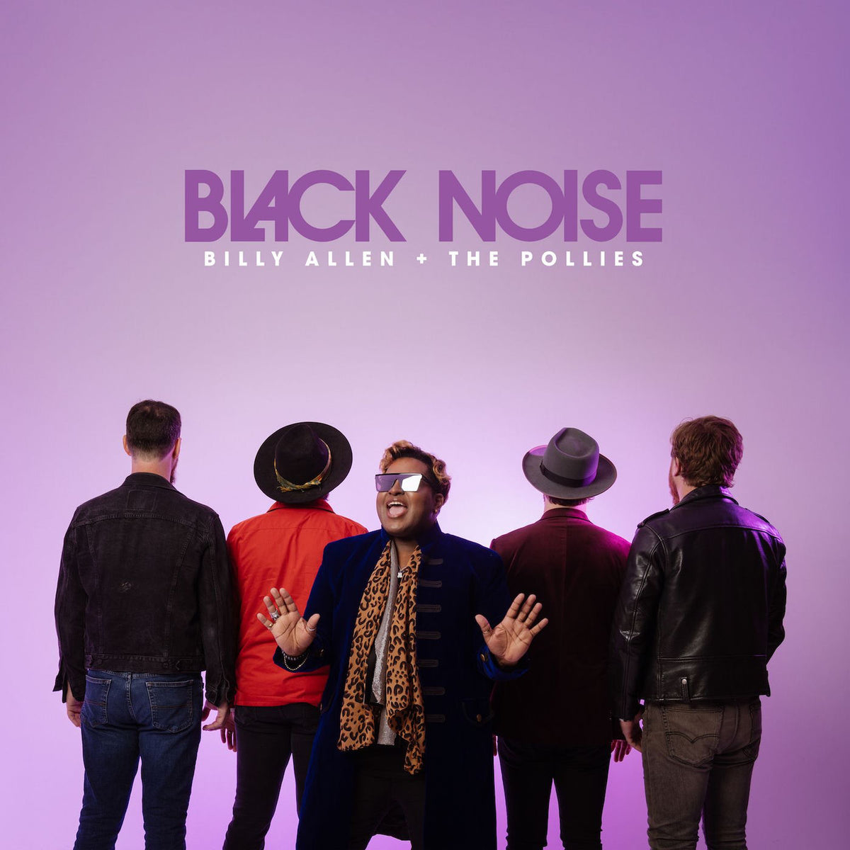 Billy Allen + The Pollies – Black Noise vinyl cover