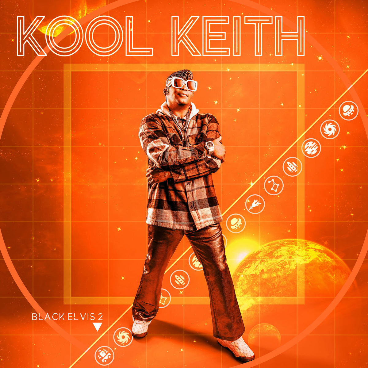 Kool Keith – Black Elvis 2 vinyl cover