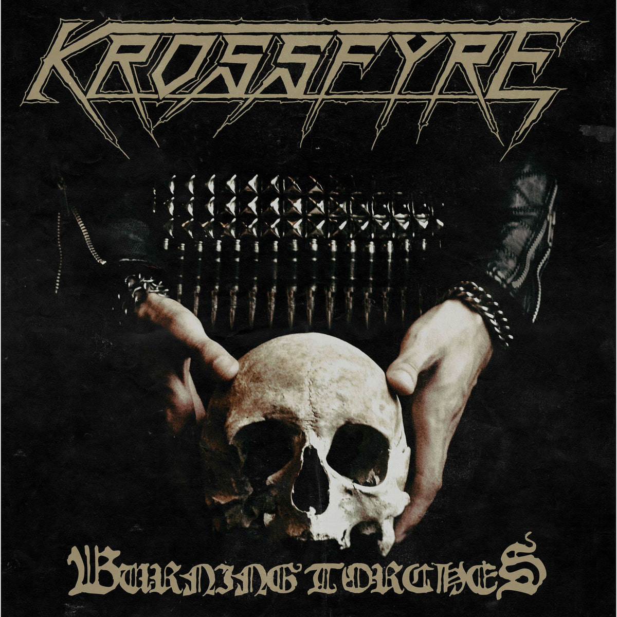 Krossfyre – Burning Torches vinyl record cover