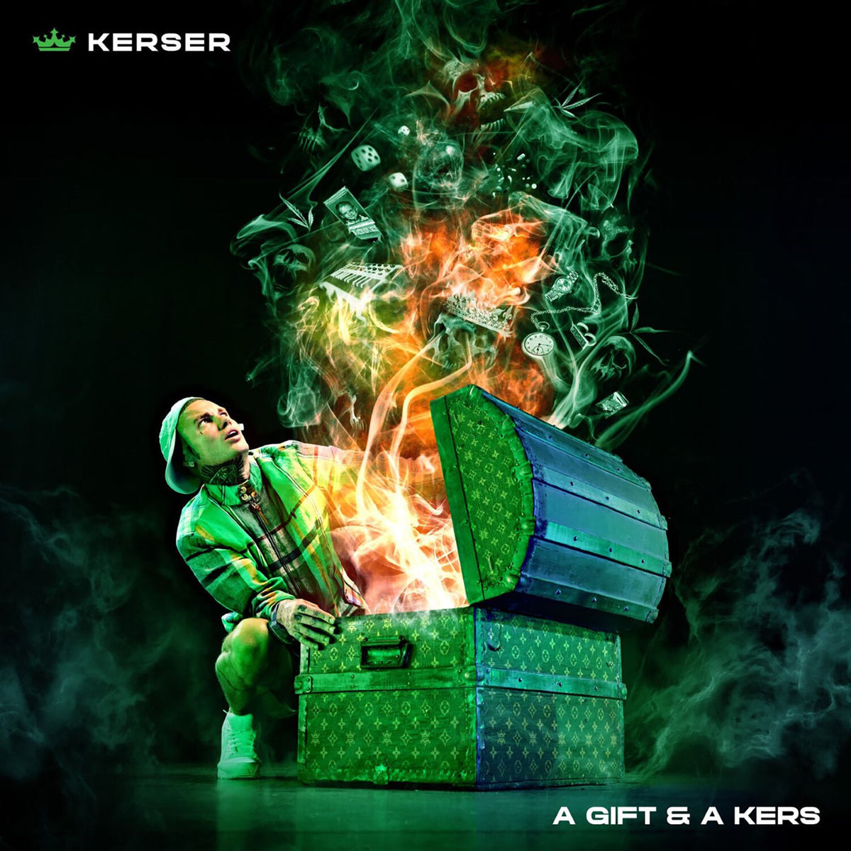 Kerser – A Gift & A Kers vinyl record cover