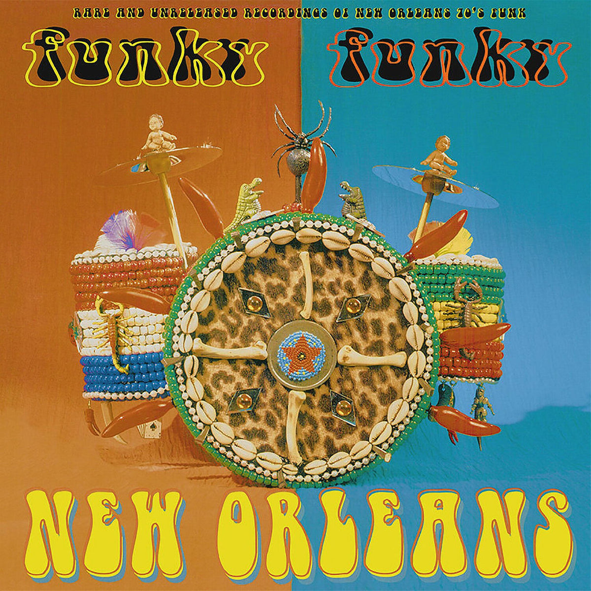 Various Artists – Funky Funky New Orleans vinyl record cover