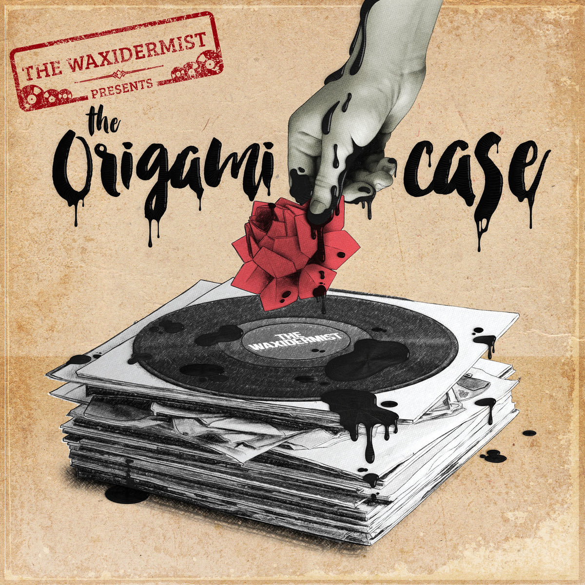 The Waxidermist – The Origami Case vinyl cover