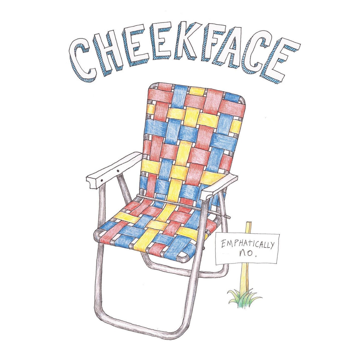 Cheekface – Emphatically No. vinyl cover