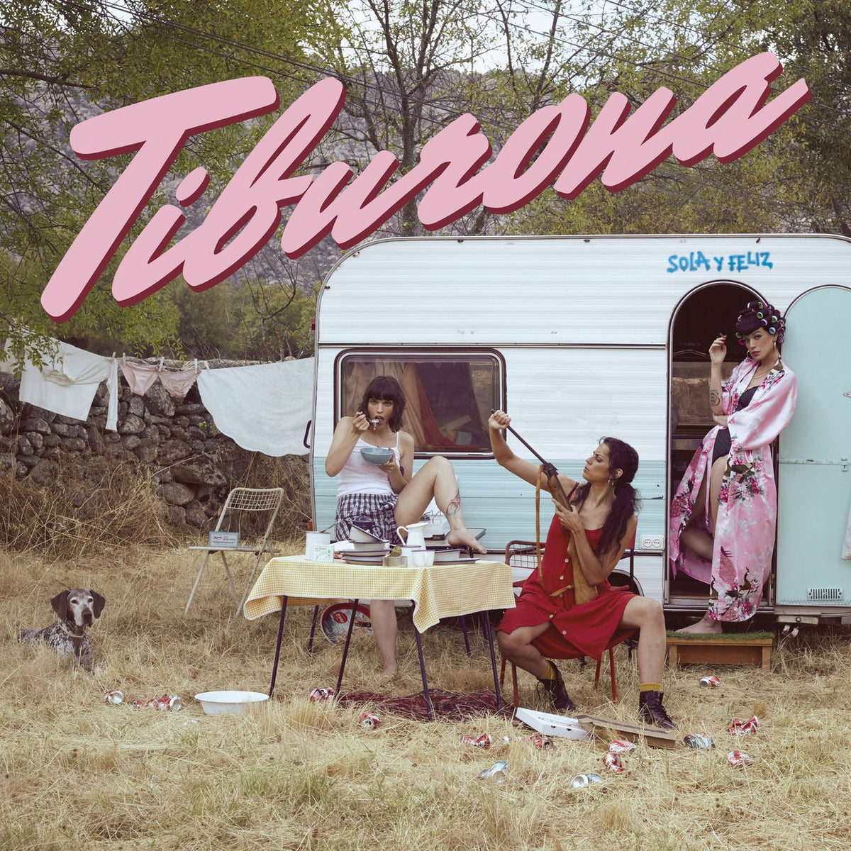Tiburona – Sola Y Feliz vinyl record cover