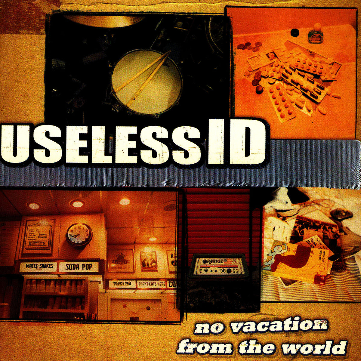 Useless ID – No Vacation from the World vinyl record cover