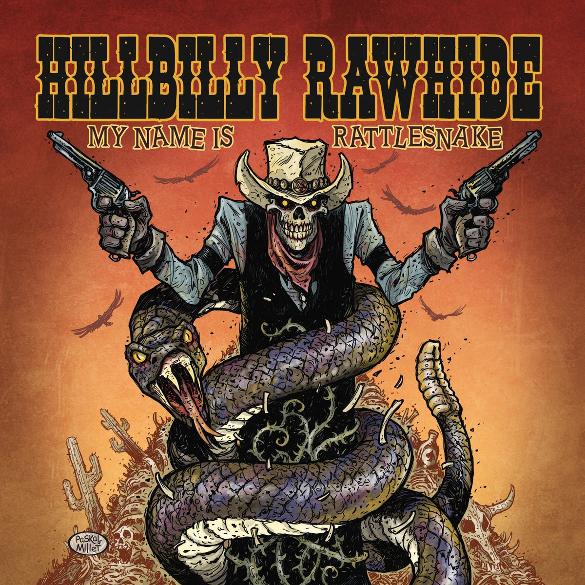 Hillbilly Rawhide – My Name Is Rattlesnake vinyl record cover