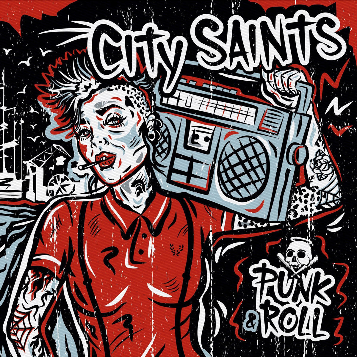 City Saints – Punk & Roll (Coloured Vinyl) vinyl record cover