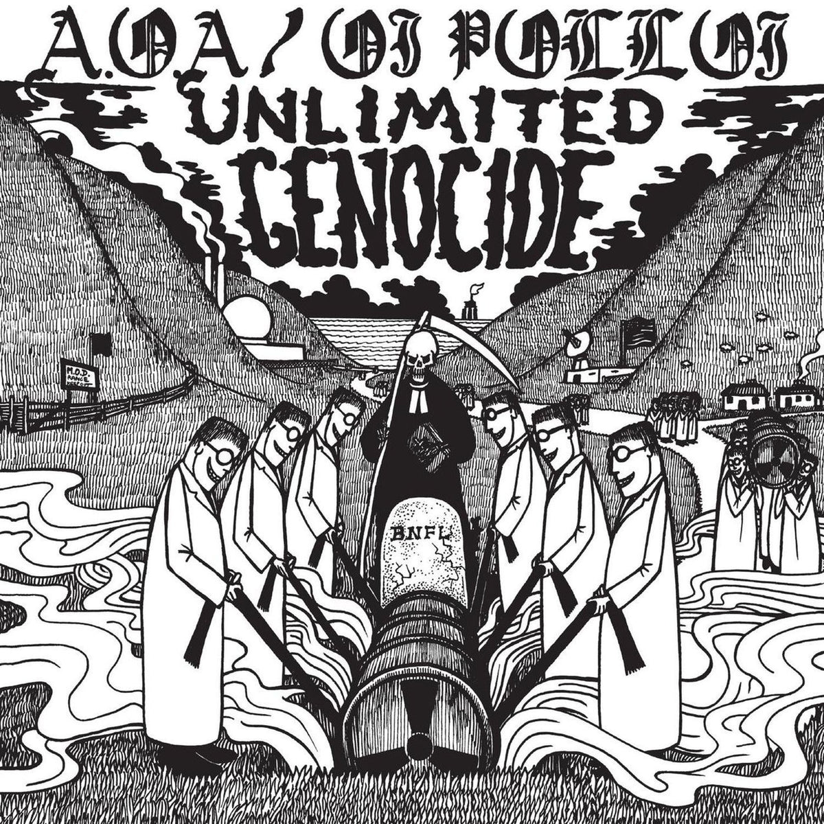 /Oi Polloi – Unlimited Genocide — album cover