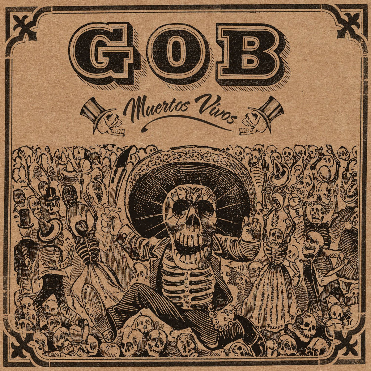 GOB – Muertos Vivos vinyl record cover