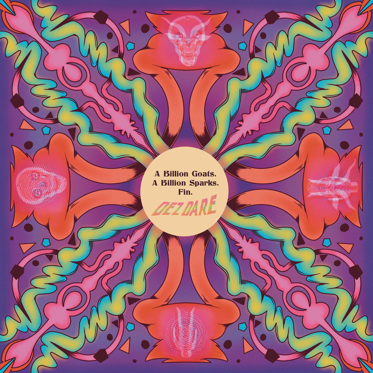 Dez Dare – A Billion Goats. A Billion Sparks. Fin vinyl record cover