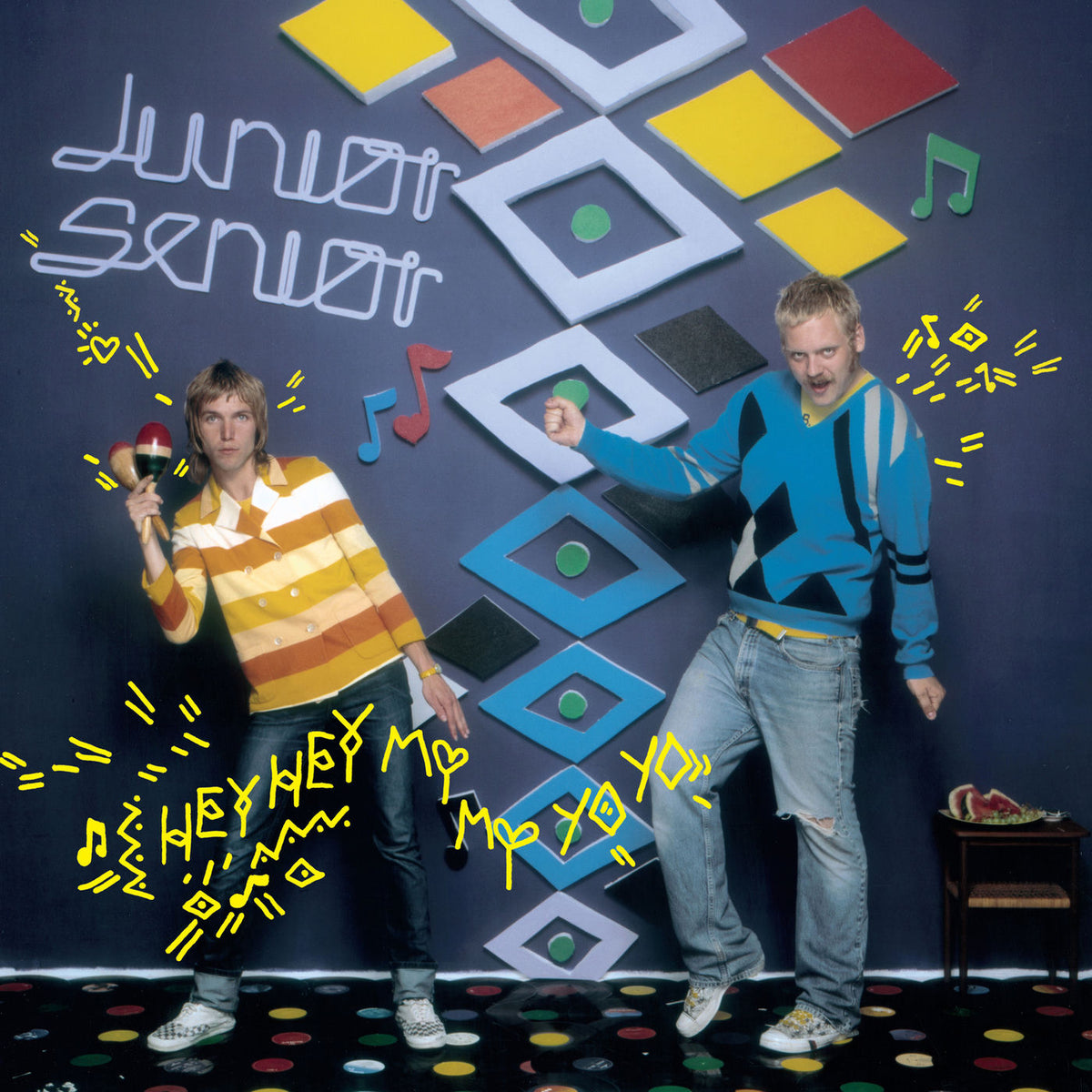 Junior Senior – Hey Hey My My Yo Yo vinyl record cover