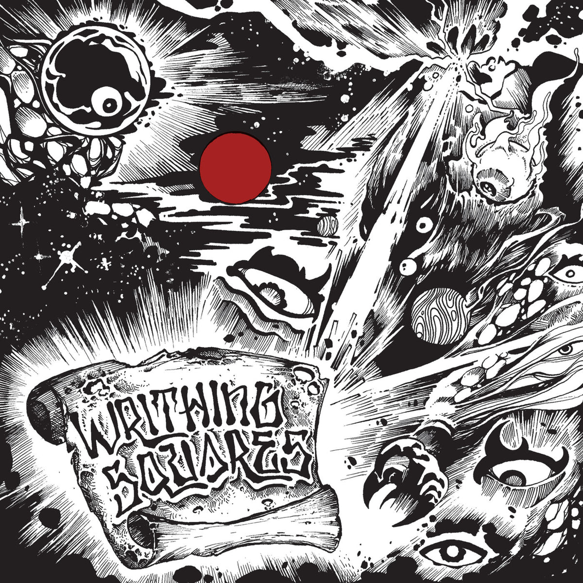 Writhing Squares – Out of the Ether vinyl cover