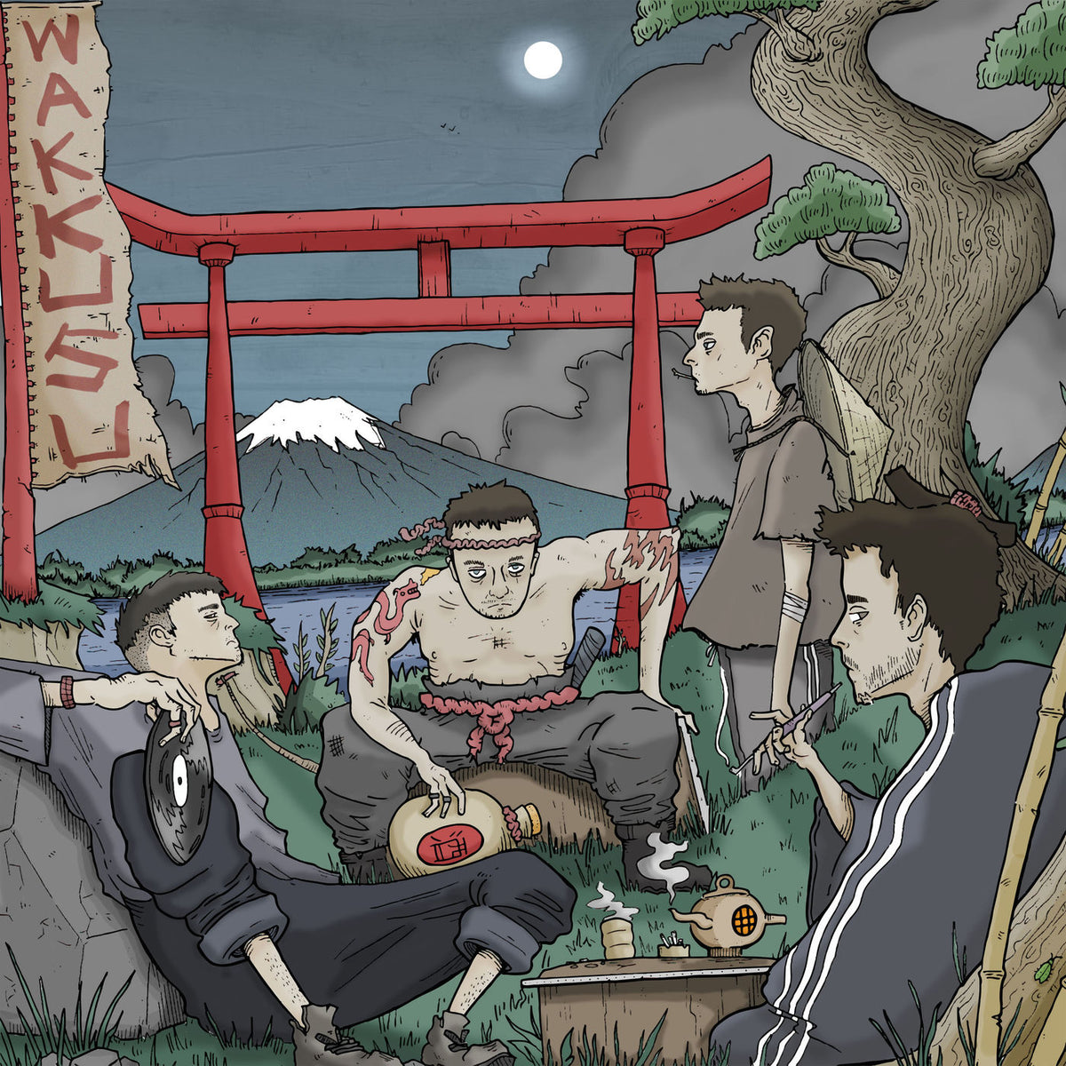 Various Artists – Wakkusu vinyl record cover