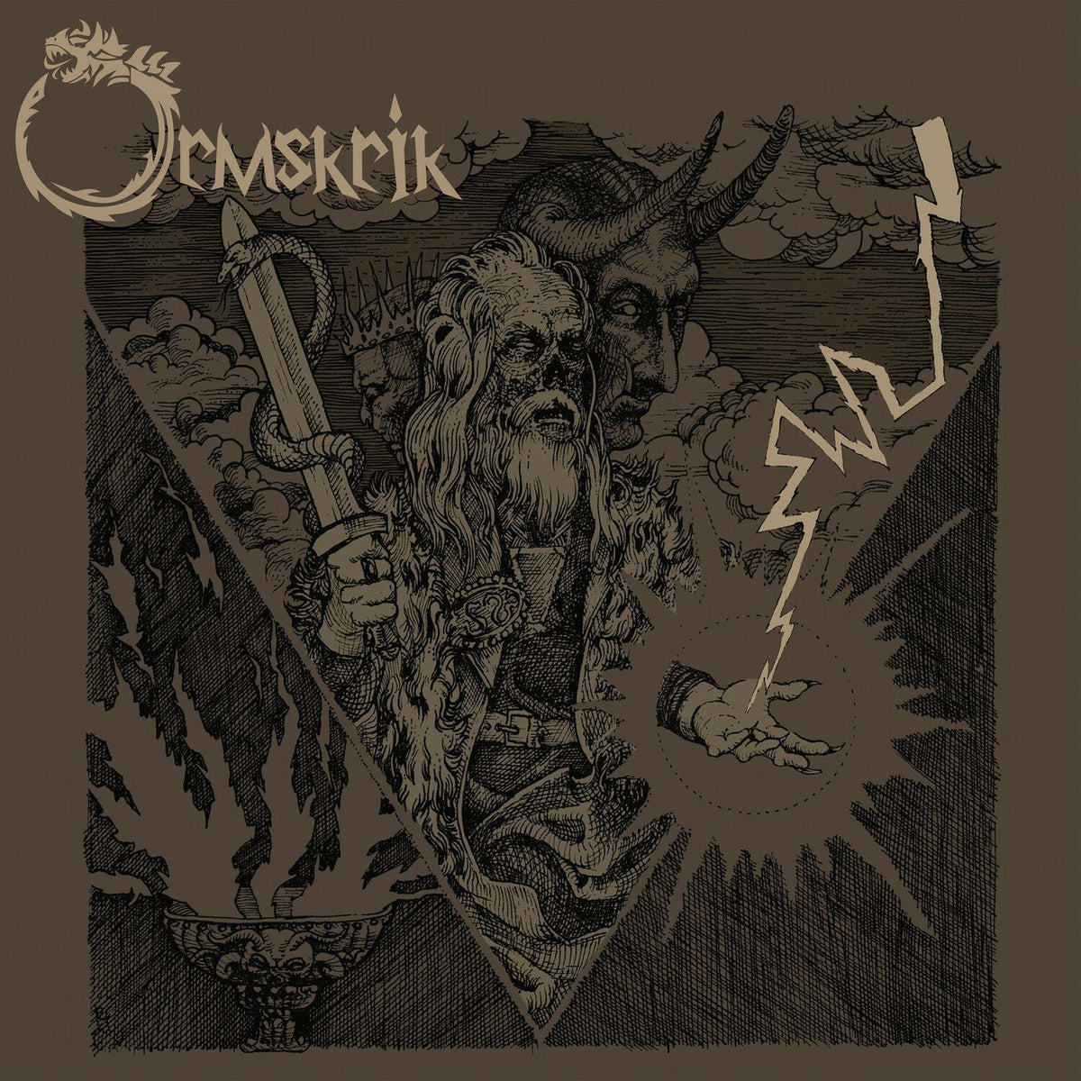 Ormskrik – Ormskrik vinyl record cover