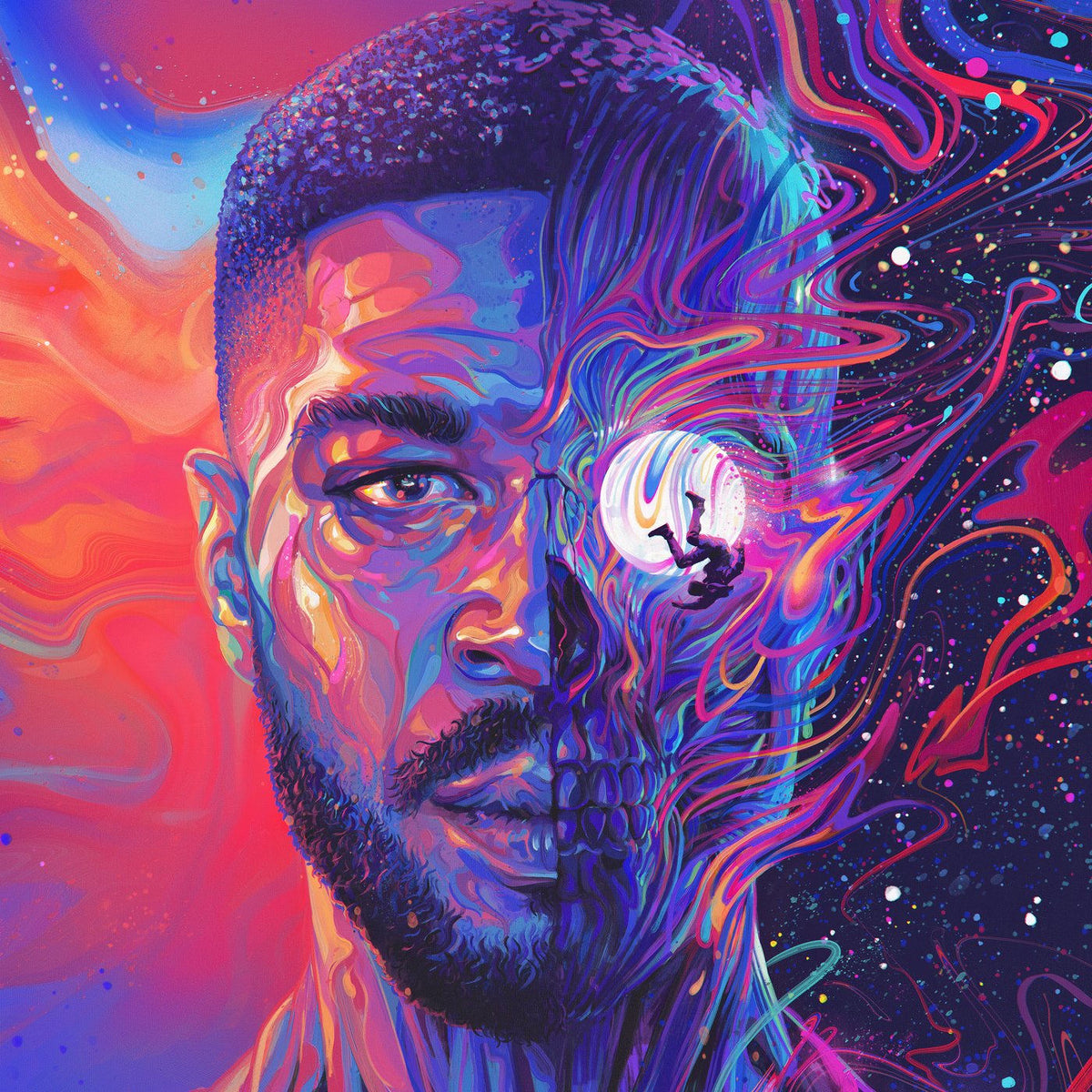 Kid Cudi – Man On The Moon Iii:The (LP vinyl record cover