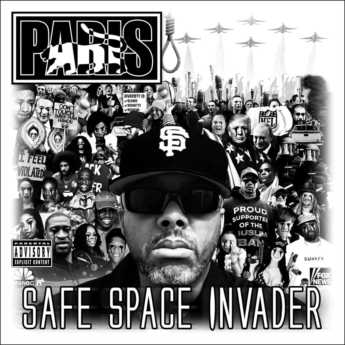 Paris – Safe Space Invader vinyl record cover