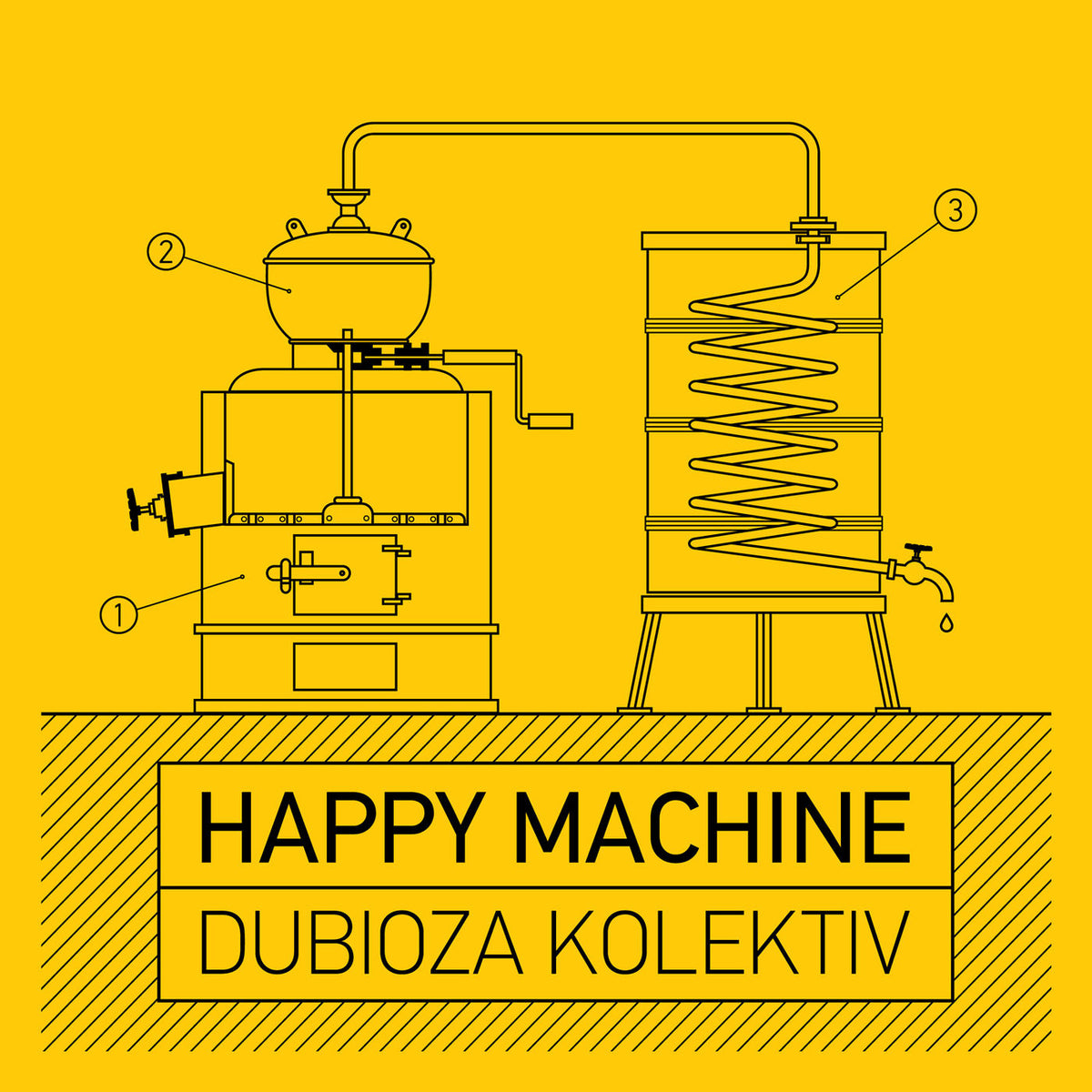Duboiza Kolektiv – Happy Machine vinyl record cover