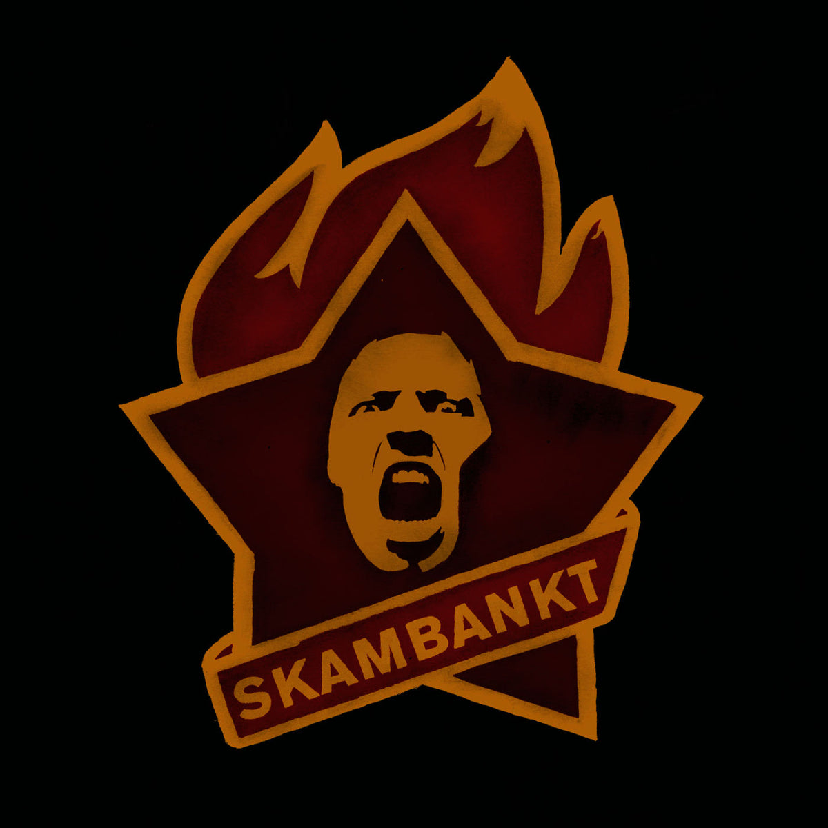 Skambankt – Skambankt (RED VINYL) vinyl record cover