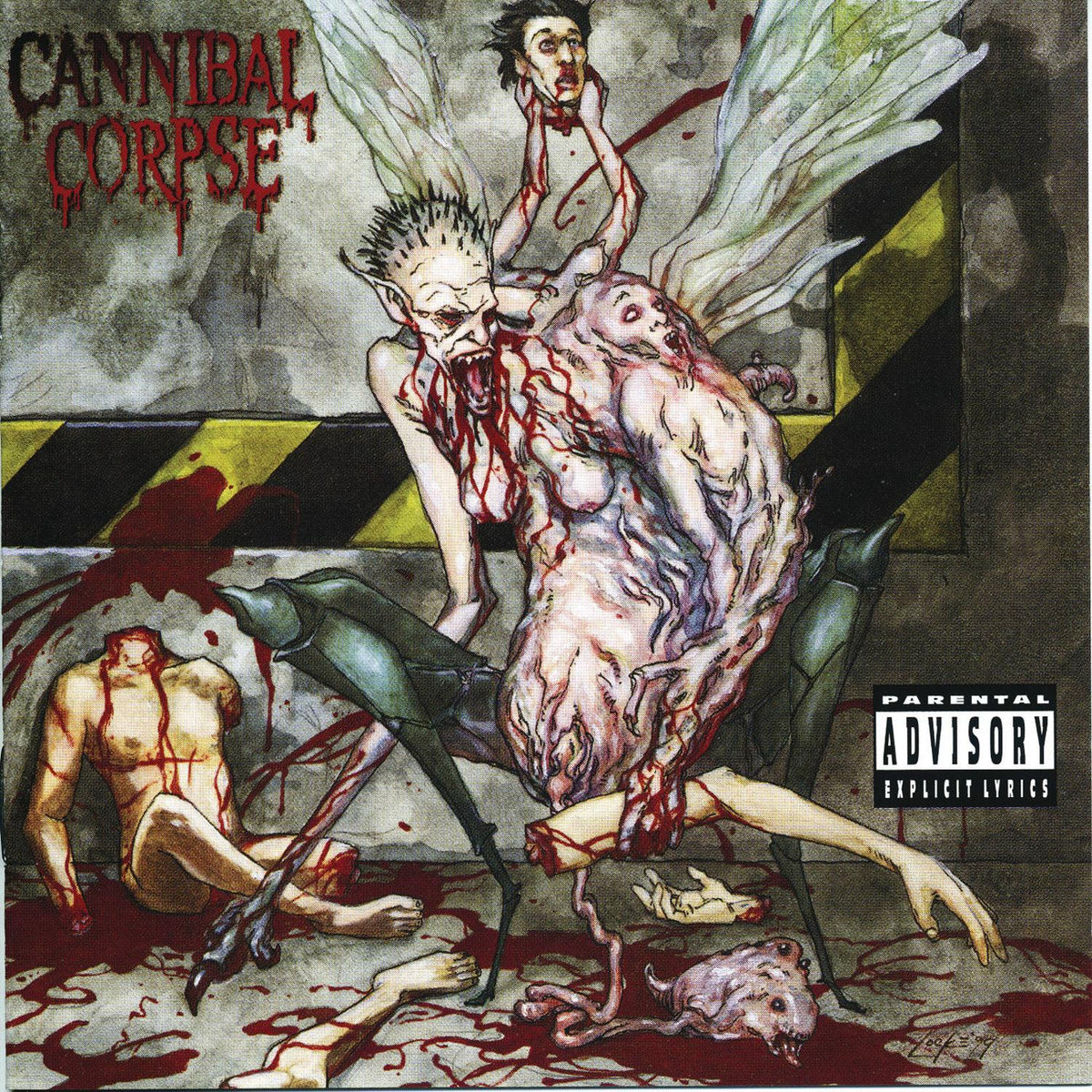 Cannibal Corpse – Bloodthirst (White Vinyl) (Phd Exclusive) vinyl record cover