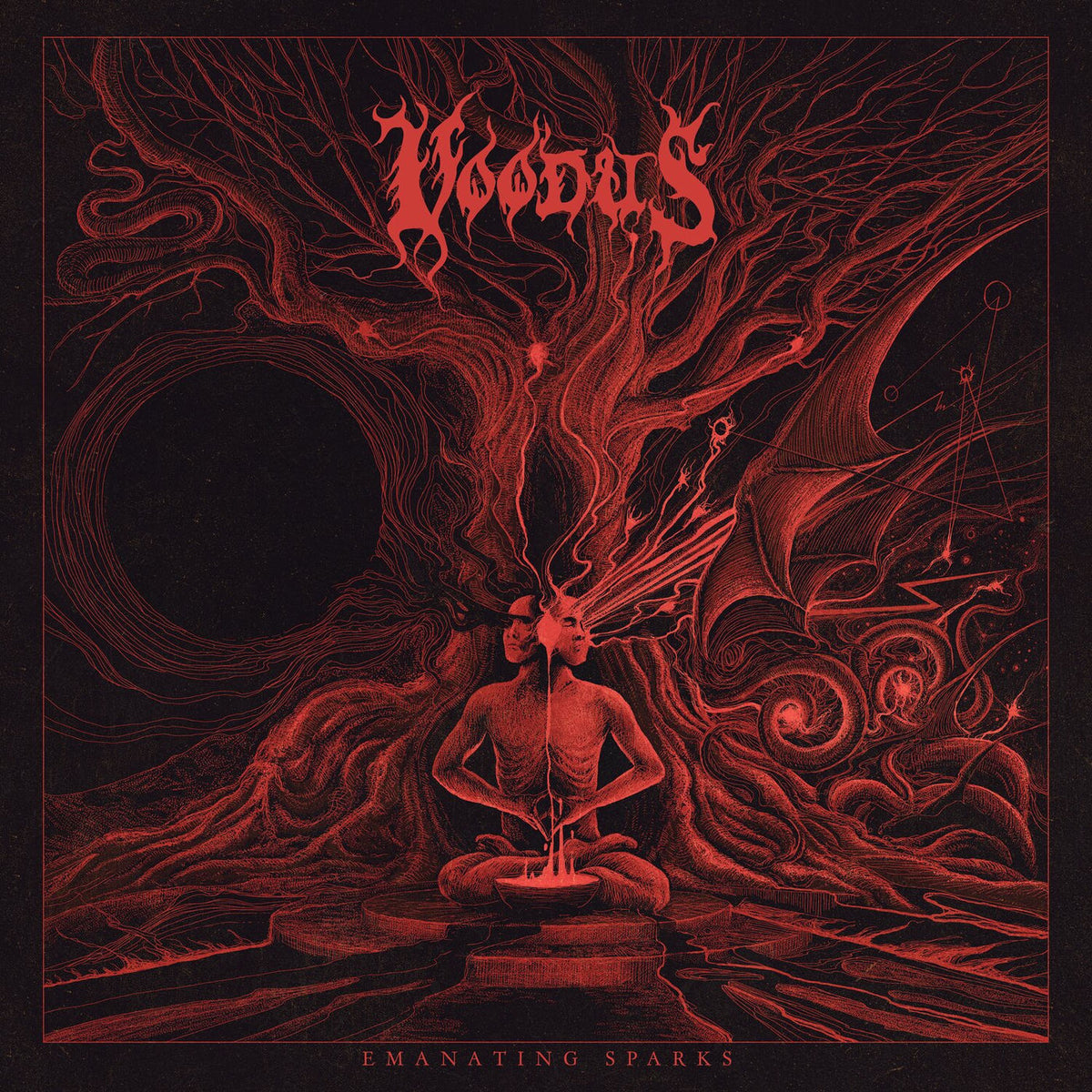 Voodus – Emanating Sparks vinyl record cover