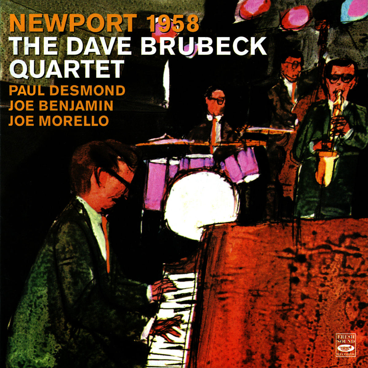 The Dave Brubeck Quartet – Newport 1958 vinyl cover