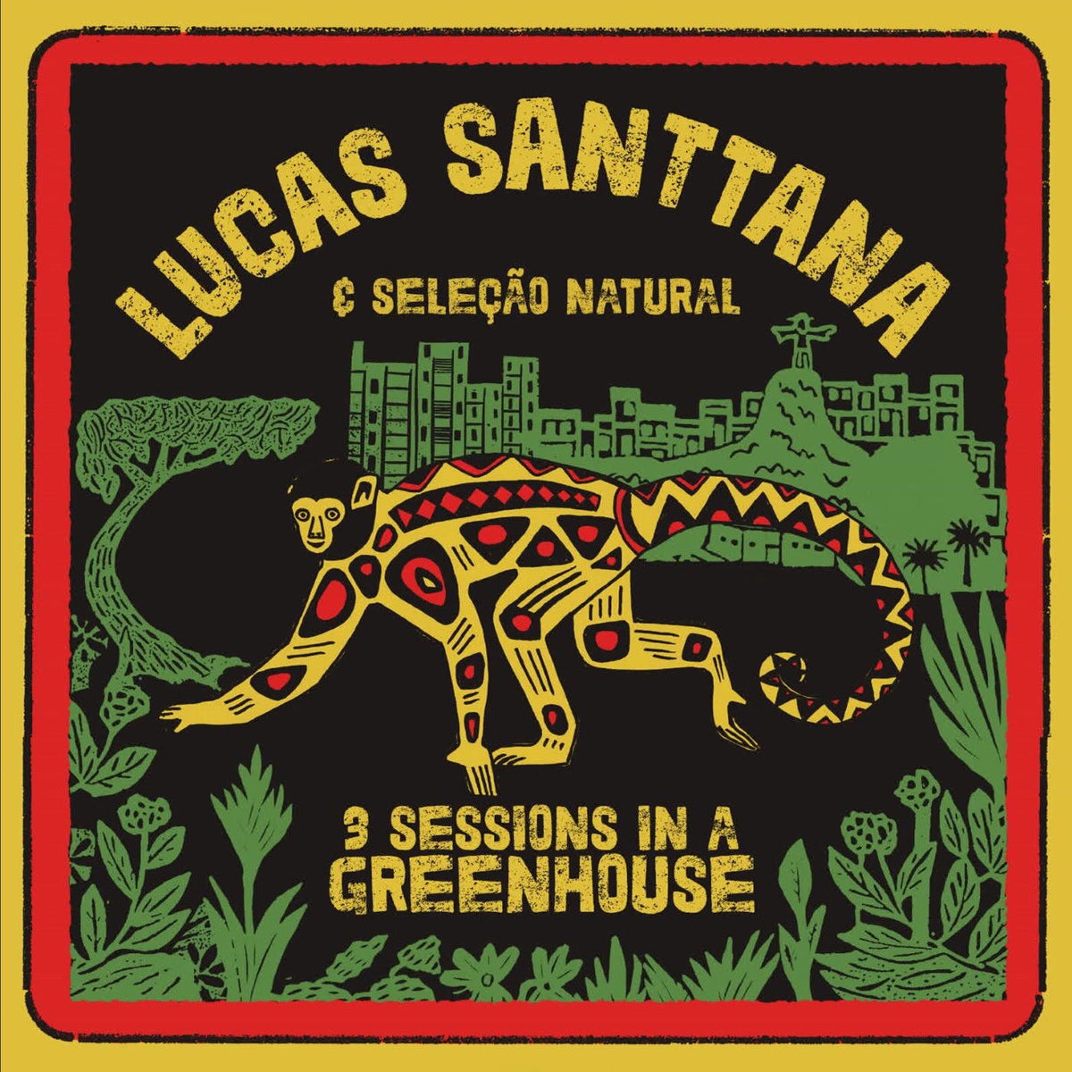 Lucas Santtana – 3 Sessions in a Greenhouse (2021 remaster) vinyl cover