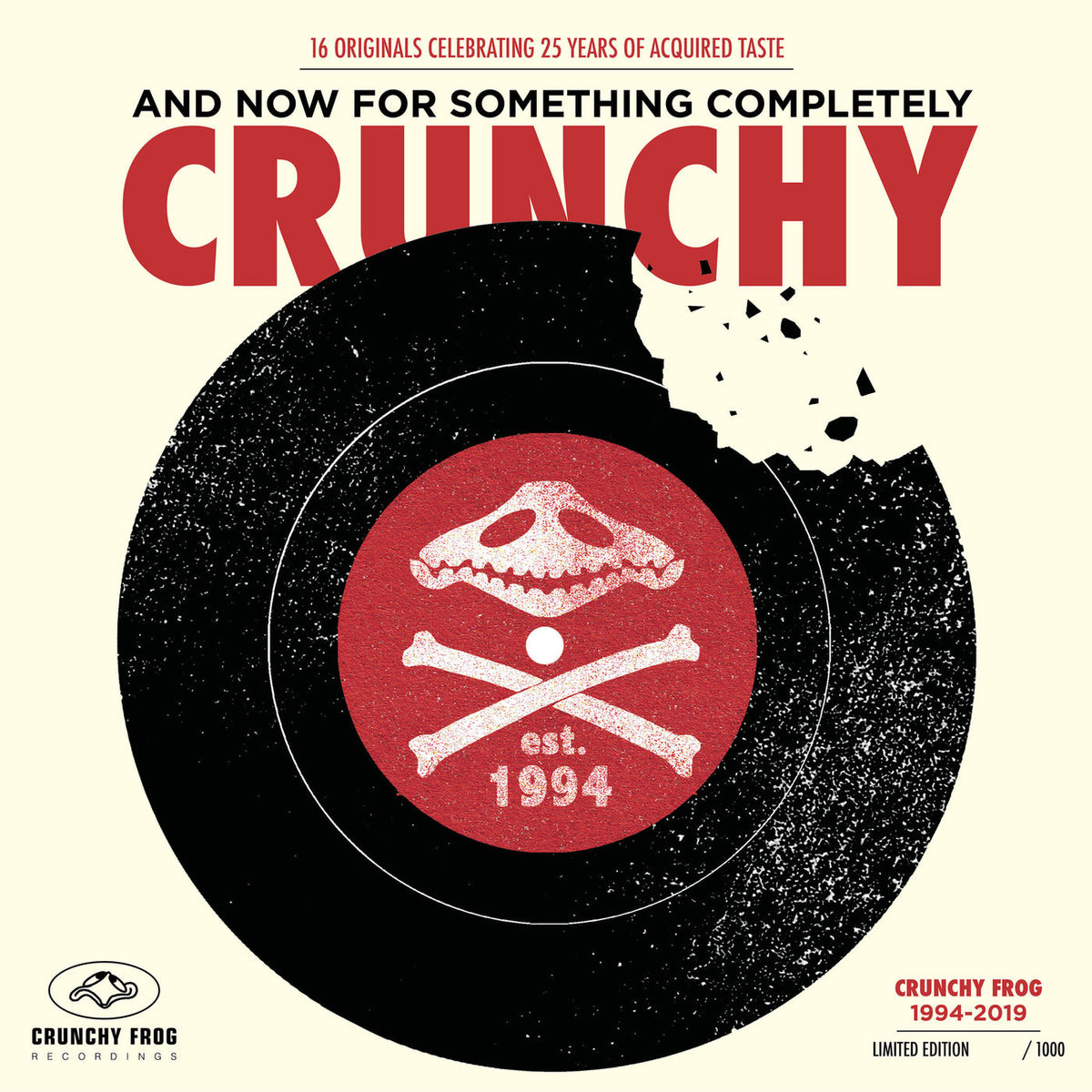 Various Artists – And Now for Something Completely Crunchy vinyl record cover