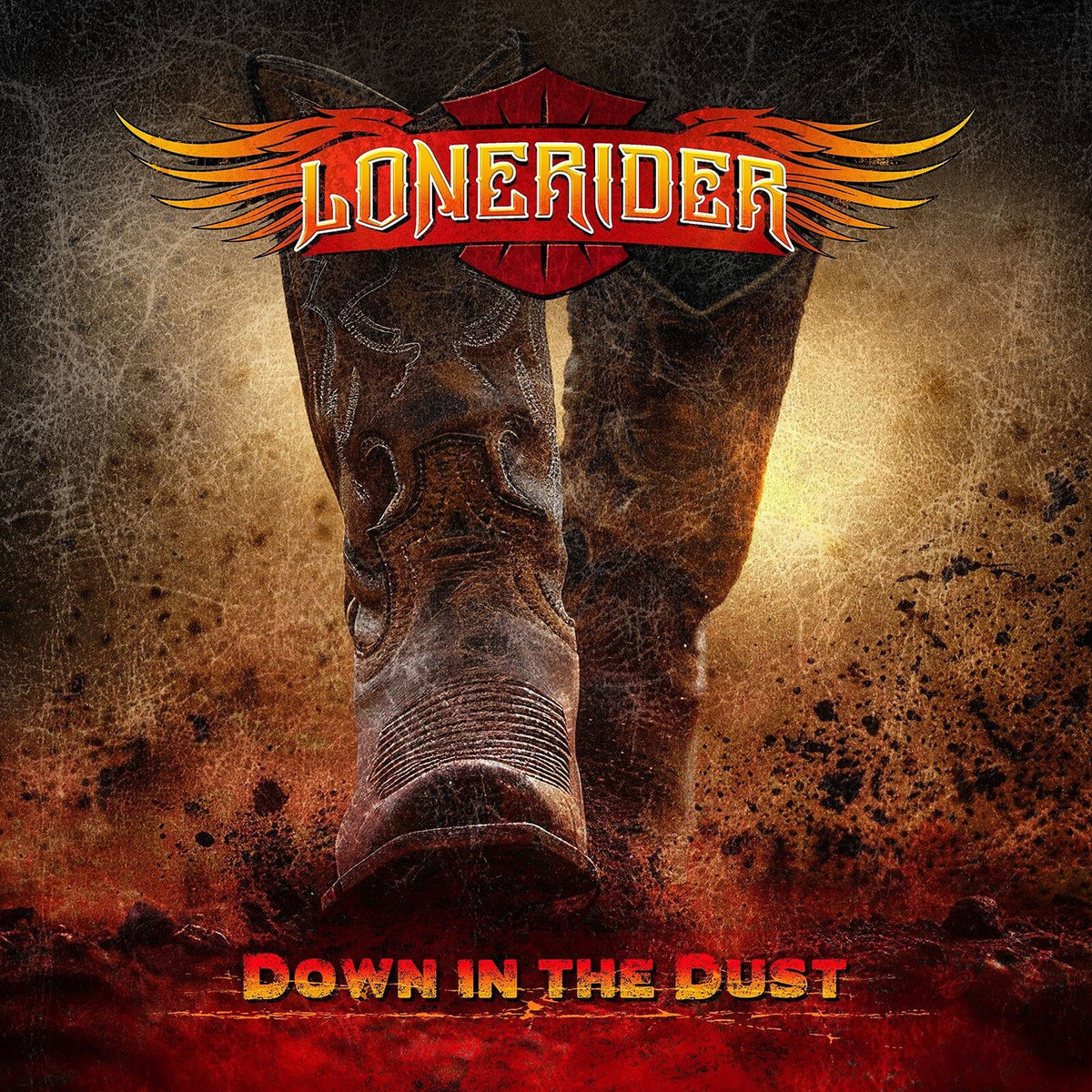 Lonerider – Down in the Dust vinyl record cover