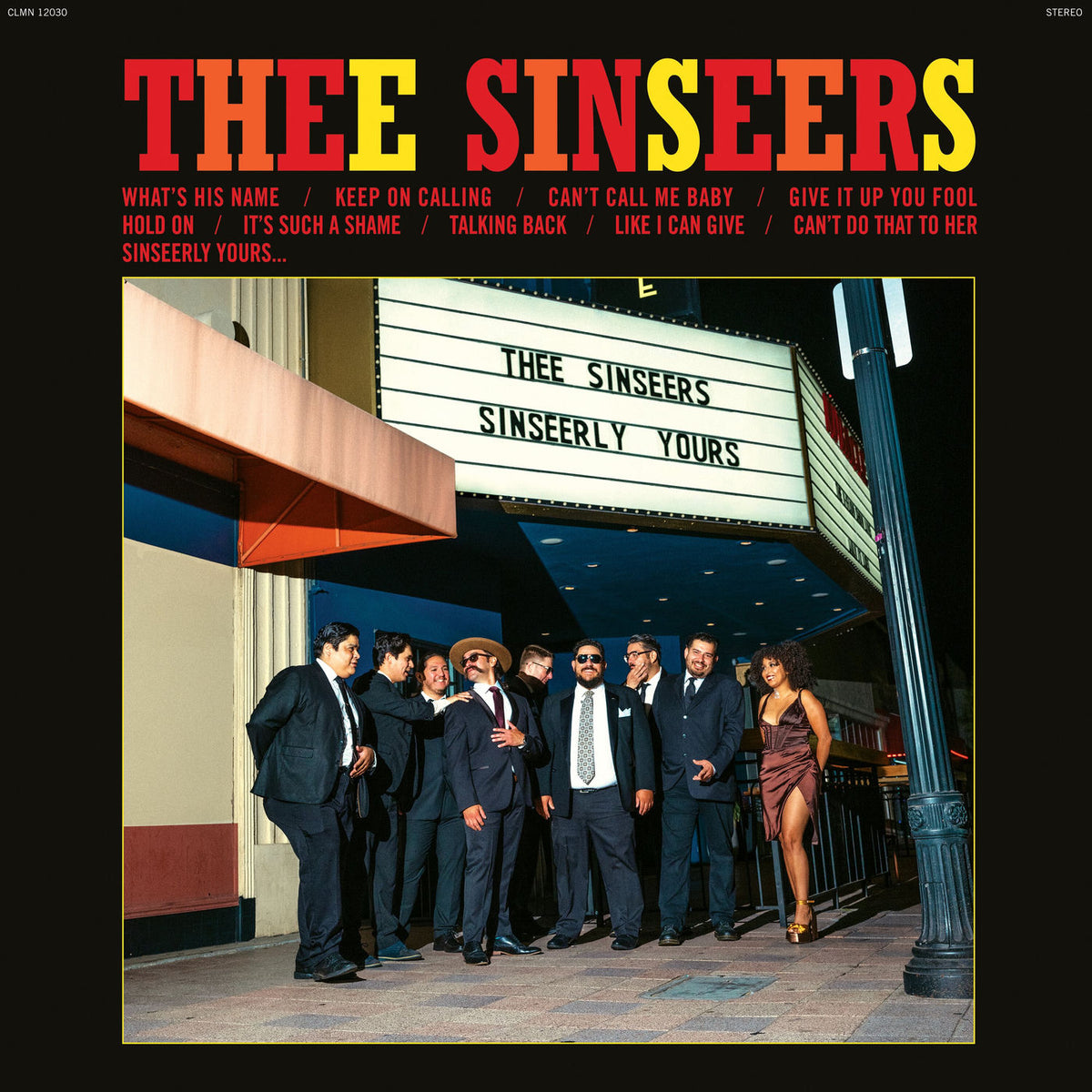 Thee Sinseers – Sinseerly Yours (Opaque Yellow Vinyl) vinyl record cover