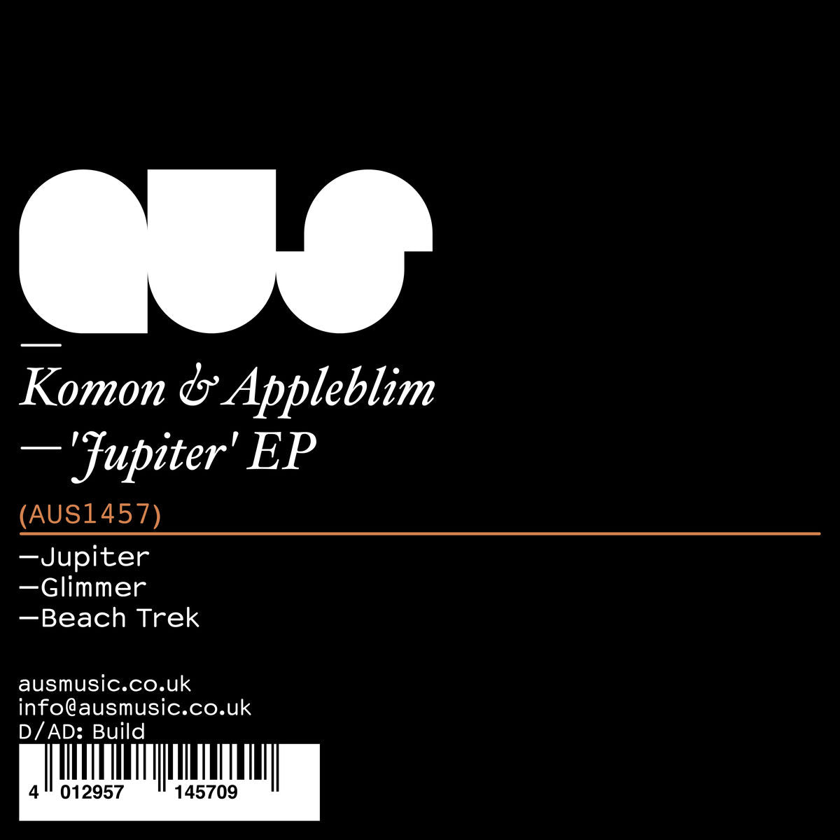 Appleblim – Jupiter EP vinyl cover