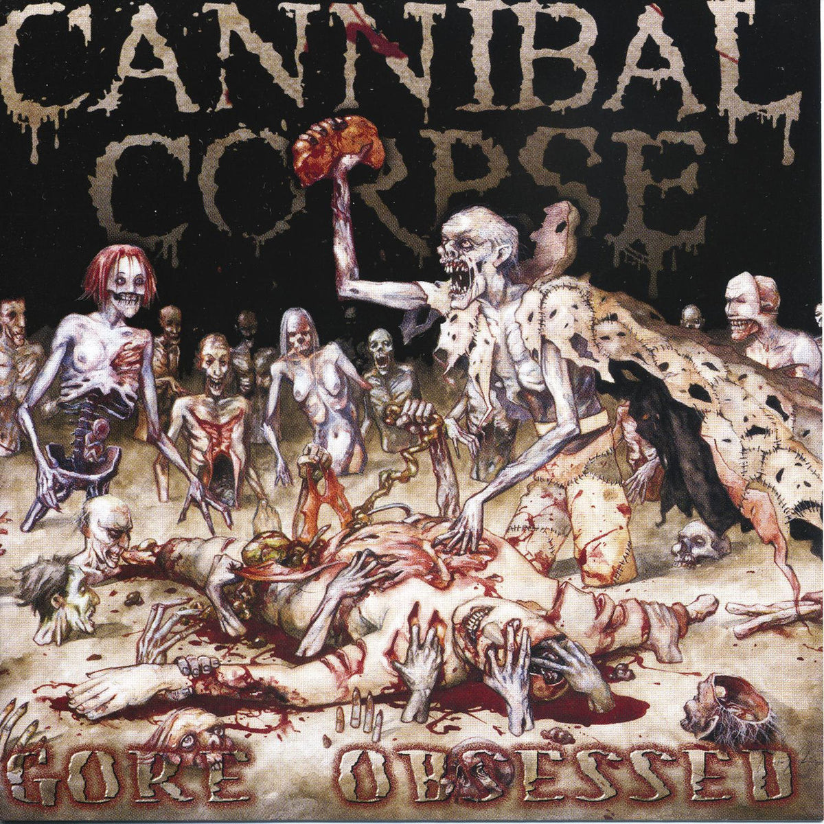 Cannibal Corpse – Gore Obsessed vinyl record cover