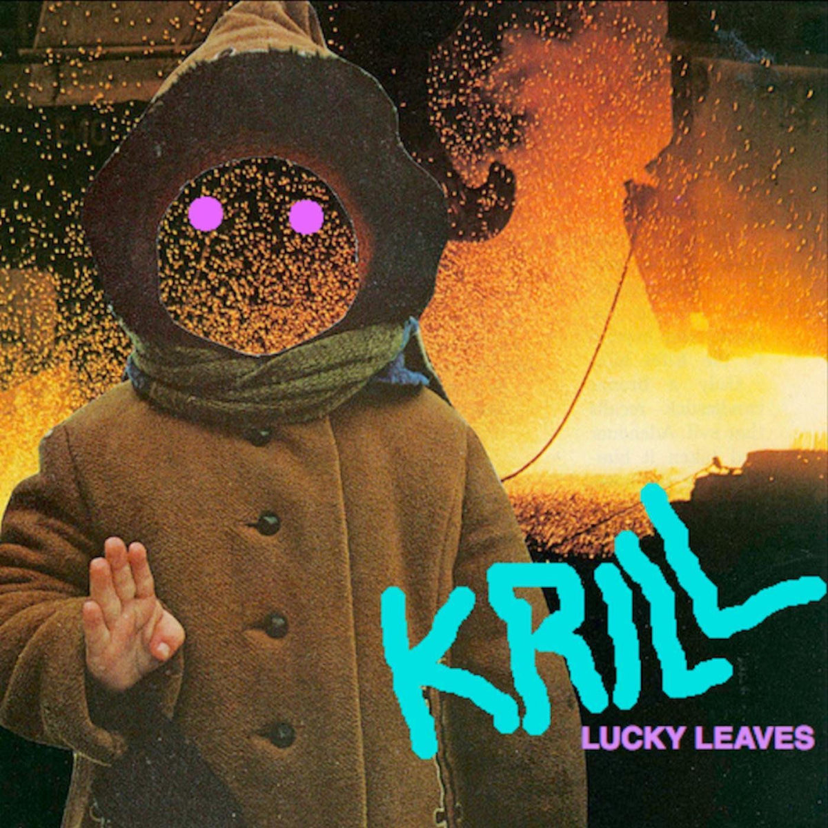 Krill – Lucky Leaves (Cloudy Orange Colored Vinyl Vinyl) vinyl record cover