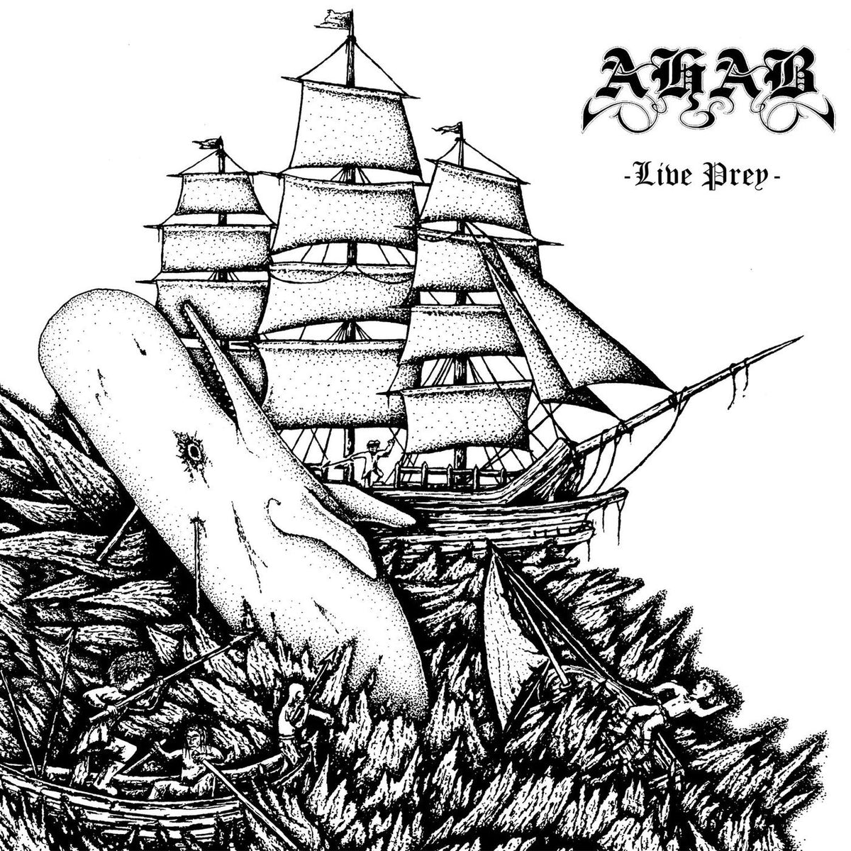Ahab – Live Prey vinyl record cover