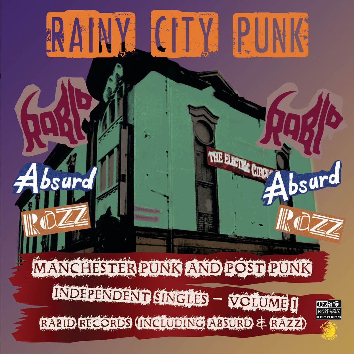 Various Artists – Rainy City Punk vinyl record cover