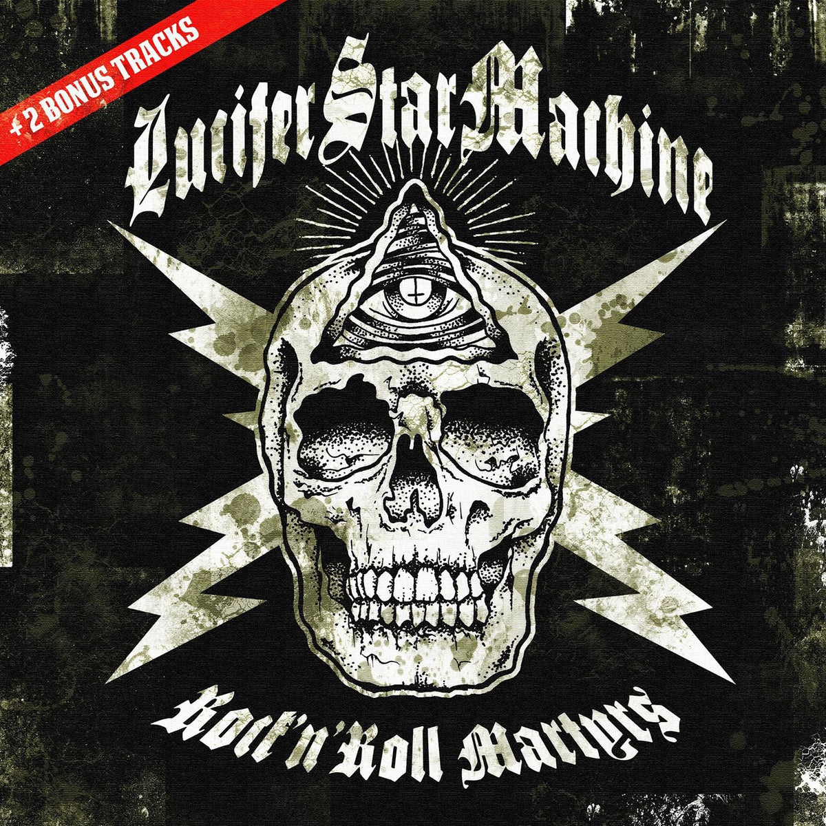 Lucifer Star Machine – Rock N Roll Martyrs [LP] (WHITE VINYL, IMPORT) vinyl record cover