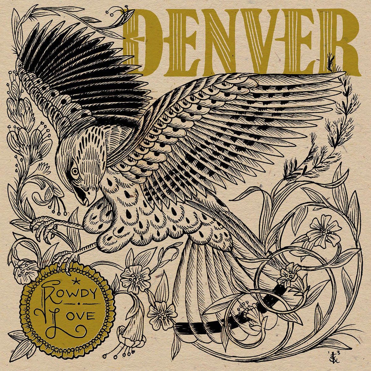 Denver – Rowdy Love vinyl record cover
