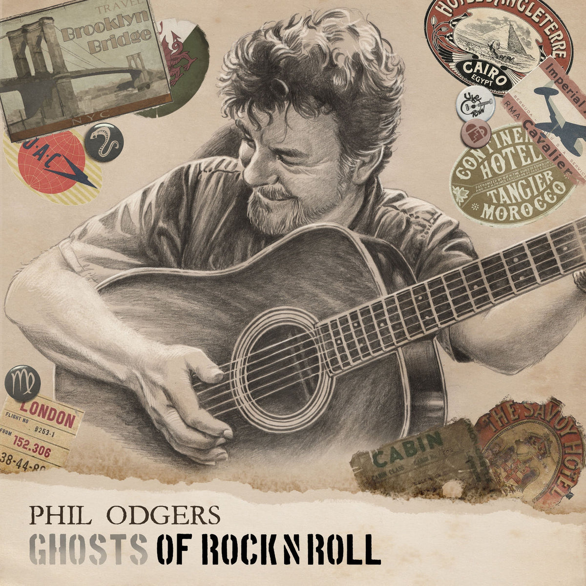 Phil Odgers – Ghosts Of Rock N Roll (Rsd 2022) vinyl record cover