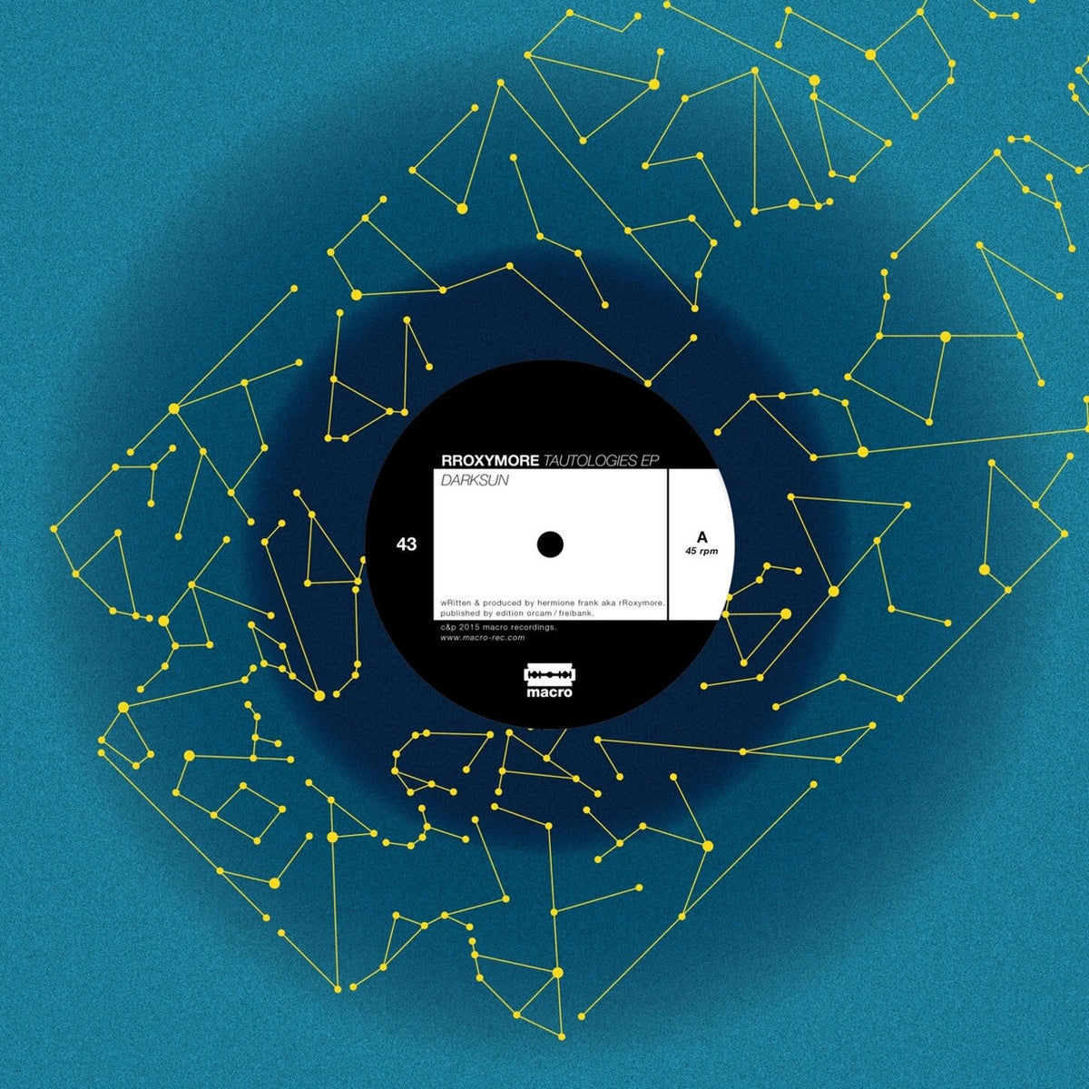 Rroxymore – Tautologies EP vinyl cover