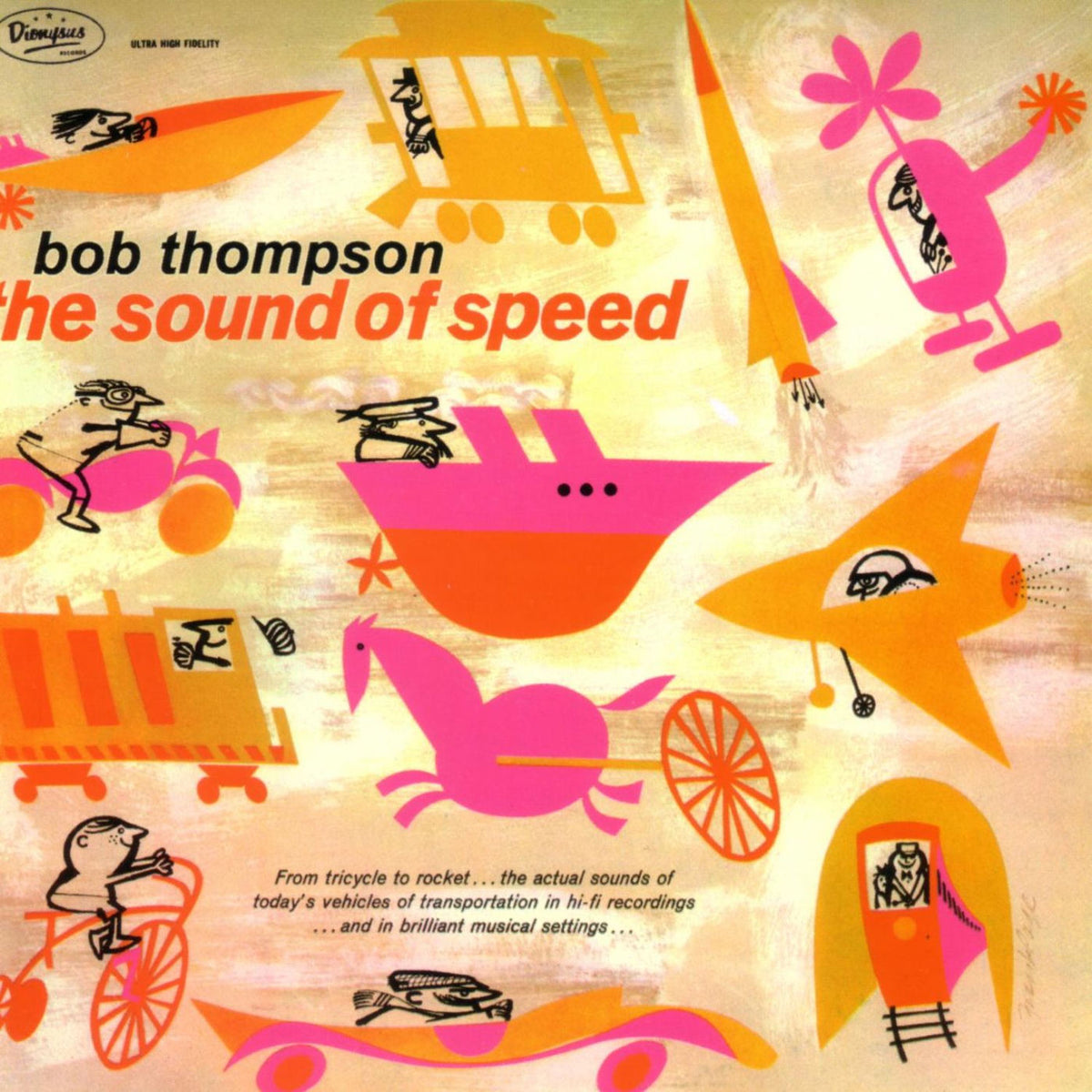 Bob Thompson – The Sound of Speed vinyl cover