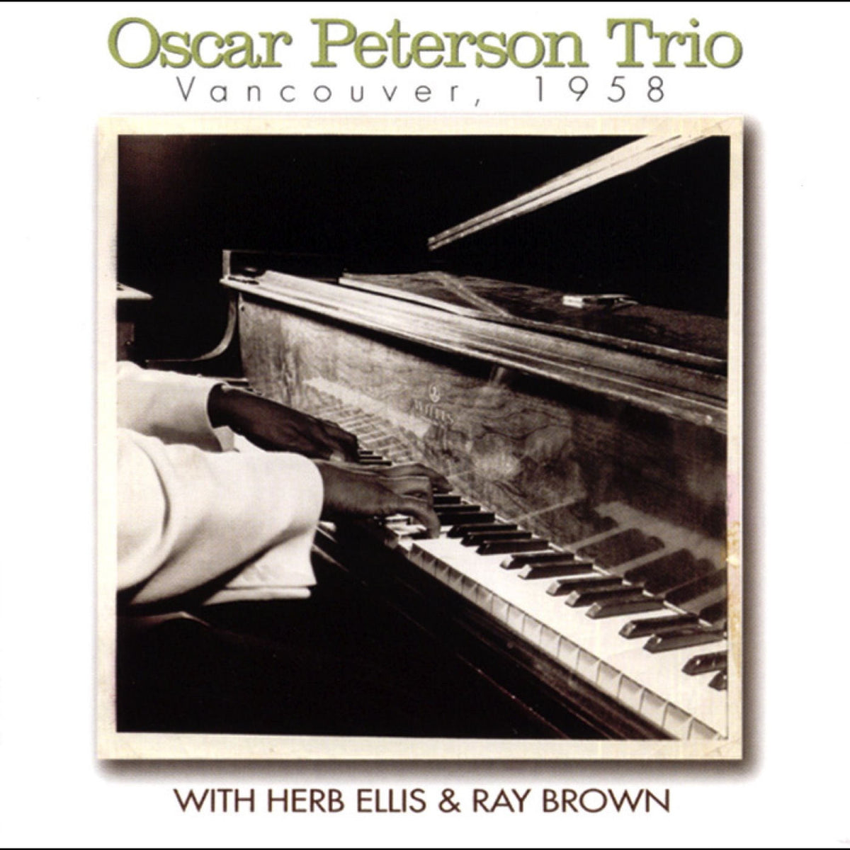 Oscar Peterson – Vancouver, 1958 vinyl cover
