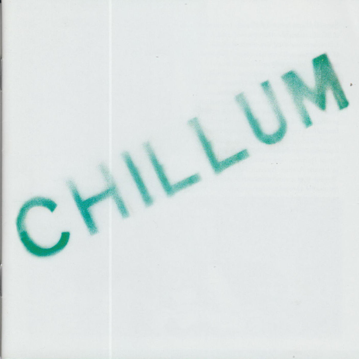 Chillum – Chillum vinyl record cover
