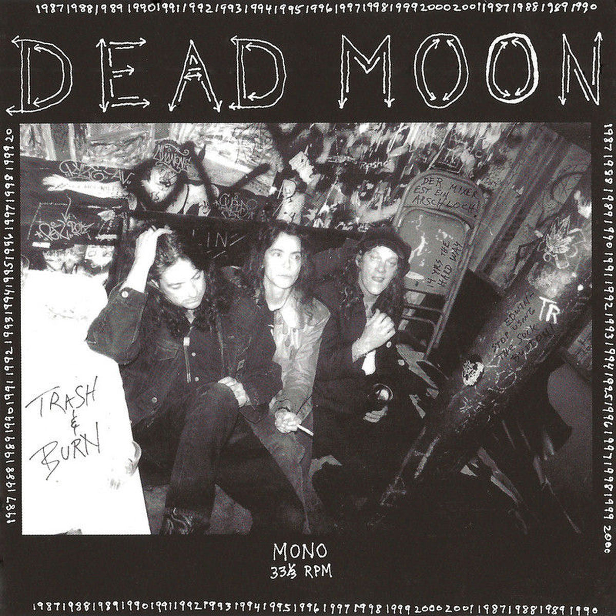 Dead Moon – Trash And Burn vinyl record cover